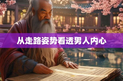从走路姿势看透男人内心 从走路姿势看透男人内心