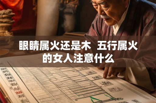 眼睛属火还是木  五行属火的女人注意什么