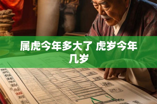 属虎今年多大了 虎岁今年几岁