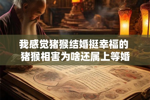 我感觉猪猴结婚挺幸福的 猪猴相害为啥还属上等婚