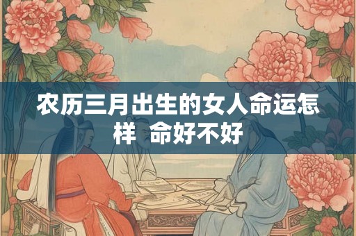 农历三月出生的女人命运怎样 命好不好 农历三月出生的女人命运怎样 命好不好