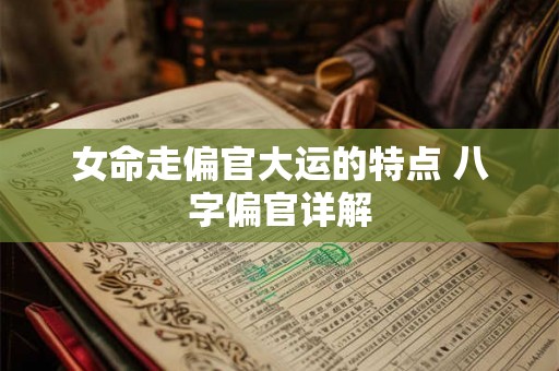 女命走偏官大运的特点 八字偏官详解
