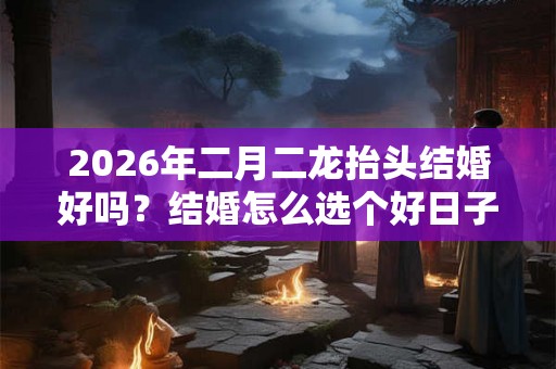 2026年二月二龙抬头结婚好吗?结婚怎么选个好日子? 2026年二月二龙抬头结婚好吗?结婚怎么选个好日子?