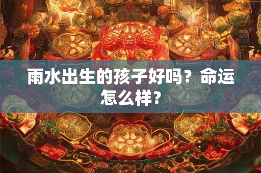 雨水出生的孩子好吗？命运怎么样？