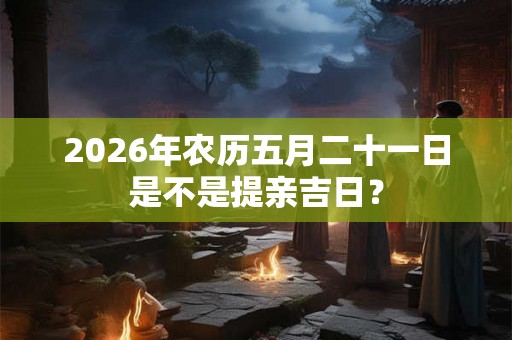 2026年农历五月二十一日是不是提亲吉日？