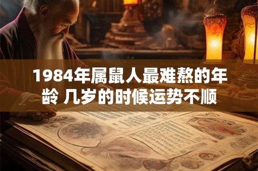 1984年属鼠人最难熬的年龄 几岁的时候运势不顺