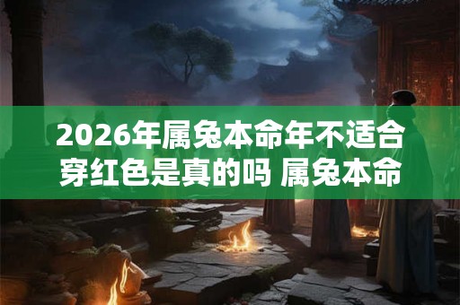 2026年属兔本命年不适合穿红色是真的吗 属兔本命年忌讳什么颜色 2026年属兔本命年不适合穿红色是真的吗 属兔本命年忌讳什么颜色