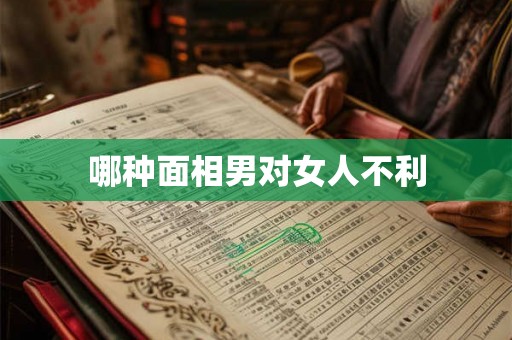 哪种面相男对女人不利 哪种面相男对女人不利