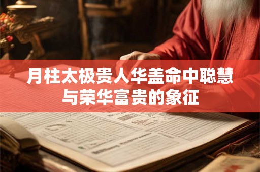 月柱太极贵人华盖命中聪慧与荣华富贵的象征