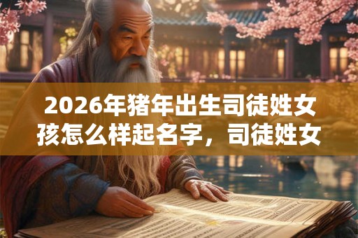 2026年猪年出生司徒姓女孩怎么样起名字，司徒姓女孩好名推荐