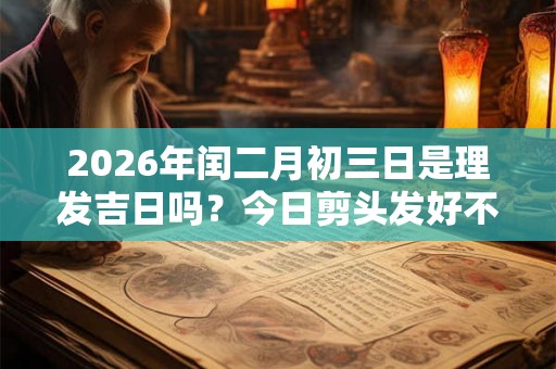 2026年闰二月初三日是理发吉日吗?今日剪头发好不好 2026年闰二月初三日是理发吉日吗?今日剪头发好不好