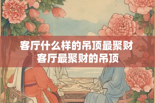 客厅什么样的吊顶最聚财 客厅最聚财的吊顶 客厅什么样的吊顶最聚财 客厅最聚财的吊顶