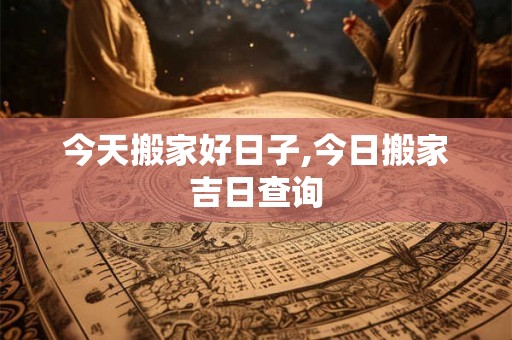 今天搬家好日子,今日搬家吉日查询