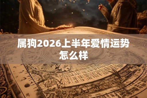 属狗2026上半年爱情运势怎么样