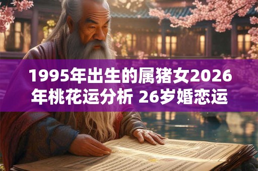 1995年出生的属猪女2026年桃花运分析 26岁婚恋运势