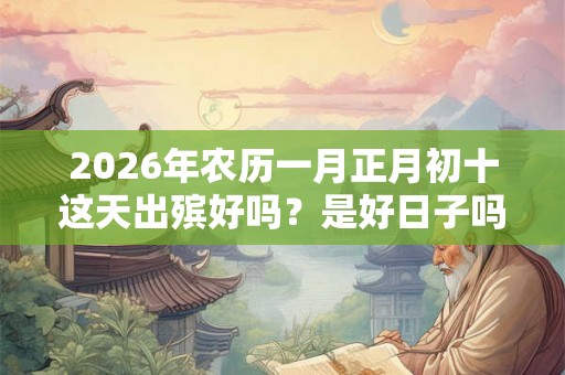 2026年农历一月正月初十这天出殡好吗？是好日子吗？
