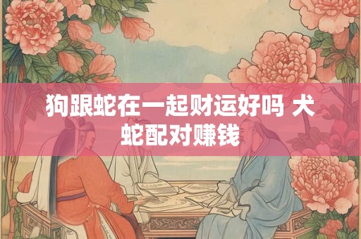 狗跟蛇在一起财运好吗 犬蛇配对赚钱
