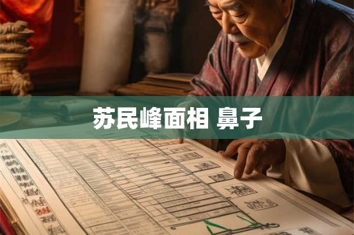 苏民峰面相 鼻子 苏民峰面相 鼻子