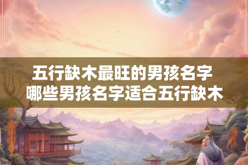 五行缺木最旺的男孩名字 哪些男孩名字适合五行缺木最旺