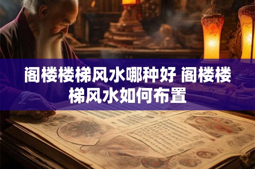 阁楼楼梯风水哪种好 阁楼楼梯风水如何布置