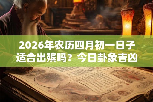 2026年农历四月初一日子适合出殡吗？今日卦象吉凶查询！