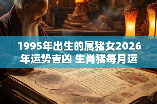1995年出生的属猪女2026年运势吉凶 生肖猪每月运势解析