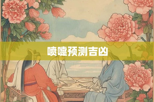 喷嚏预测吉凶