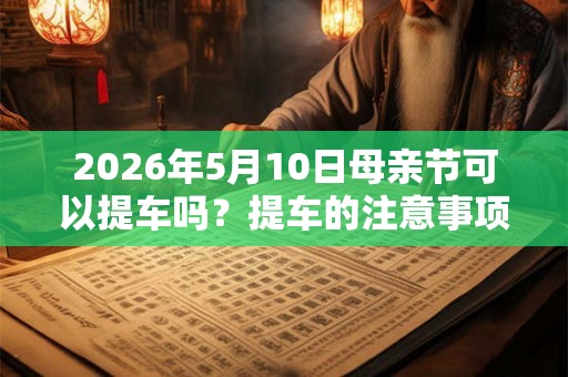 2026年5月10日母亲节可以提车吗?提车的注意事项? 2026年5月10日母亲节可以提车吗?提车的注意事项?