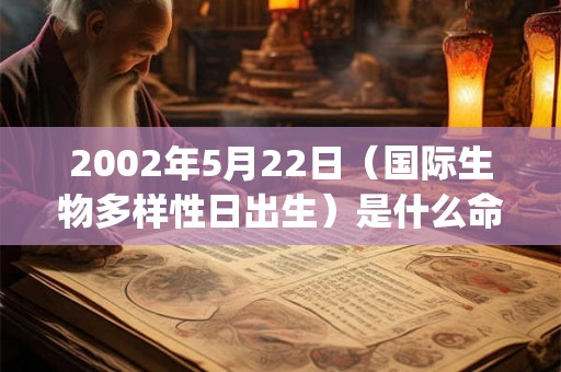2002年5月22日（国际生物多样性日出生）是什么命_命运如何