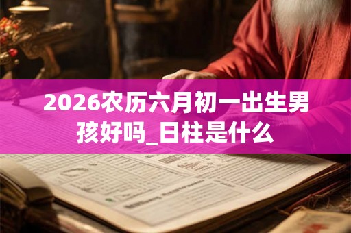 2026农历六月初一出生男孩好吗_日柱是什么