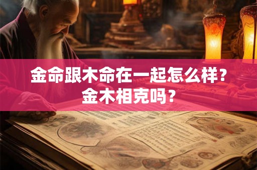 金命跟木命在一起怎么样？金木相克吗？