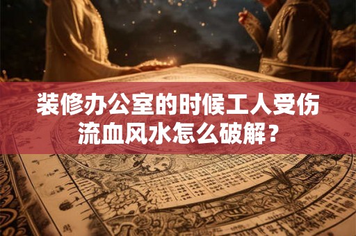 装修办公室的时候工人受伤流血风水怎么破解? 装修办公室的时候工人受伤流血风水怎么破解?