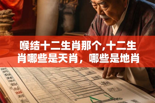 喉结十二生肖那个,十二生肖哪些是天肖，哪些是地肖