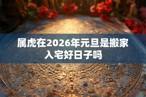 属虎在2026年元旦是搬家入宅好日子吗