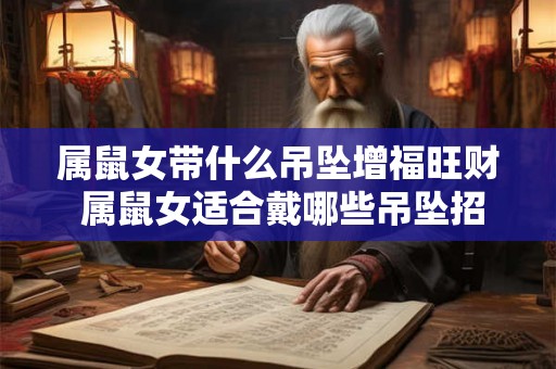 属鼠女带什么吊坠增福旺财 属鼠女适合戴哪些吊坠招财旺运