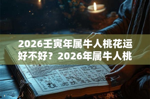 2026壬寅年属牛人桃花运好不好？2026年属牛人桃花方位在哪？