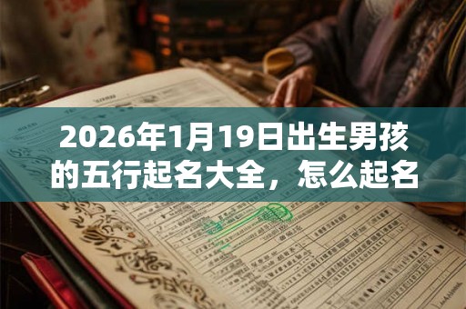 2026年1月19日出生男孩的五行起名大全，怎么起名好？