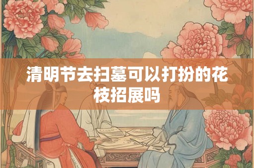 清明节去扫墓可以打扮的花枝招展吗