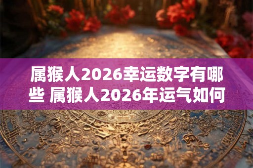 属猴人2026幸运数字有哪些 属猴人2026年运气如何