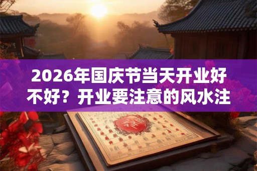 2026年国庆节当天开业好不好?开业要注意的风水注意事项 2026年国庆节当天开业好不好?开业要注意的风水注意事项