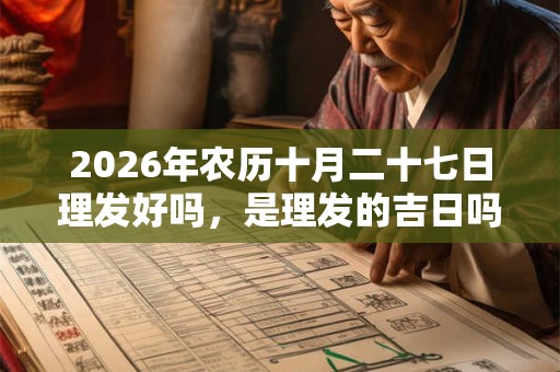 2026年农历十月二十七日理发好吗，是理发的吉日吗？
