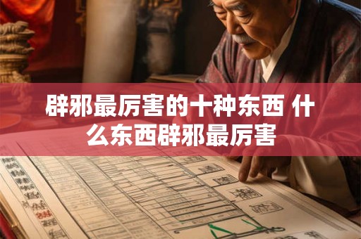辟邪最厉害的十种东西 什么东西辟邪最厉害