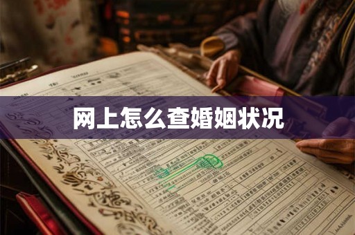 网上怎么查婚姻状况