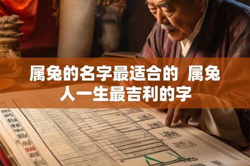 属兔的名字最适合的 属兔人一生最吉利的字 属兔的名字最适合的 属兔人一生最吉利的字