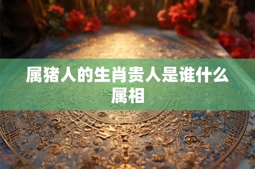 属猪人的生肖贵人是谁什么属相