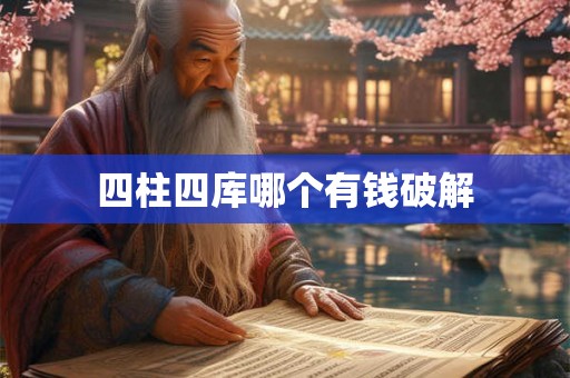 四柱四库哪个有钱破解