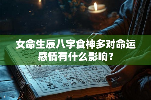 女命生辰八字食神多对命运感情有什么影响？