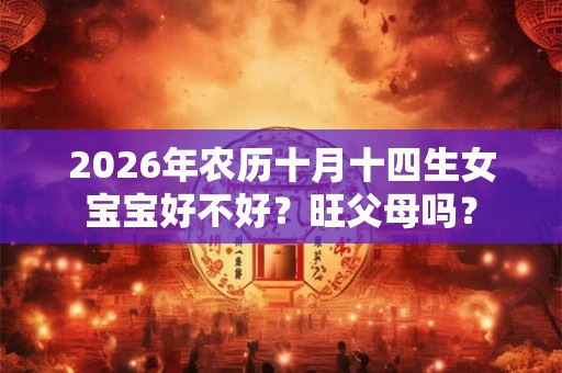 2026年农历十月十四生女宝宝好不好？旺父母吗？