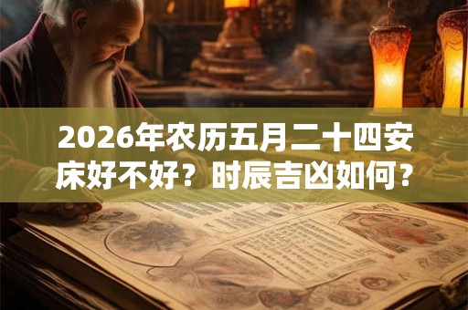 2026年农历五月二十四安床好不好？时辰吉凶如何？