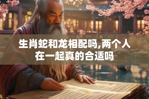 生肖蛇和龙相配吗,两个人在一起真的合适吗